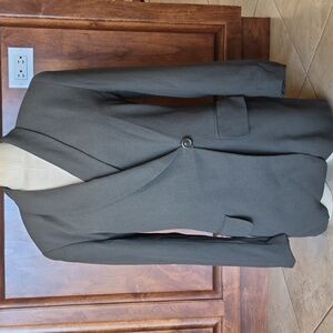 Vtg. Rena Rowan for Saville 45% Wool blend One Button Blazer